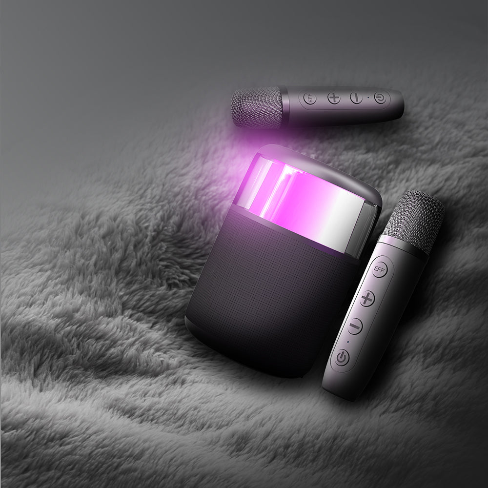 Lenyes S217 RGB Işıklı Karaoke Mikrofonlu Bluetooth Speaker Hoparlör v5.3 Lenyes S217 RGB Işıklı Karaoke Mikrofonlu Bluetooth Speaker Hoparlör v5.3